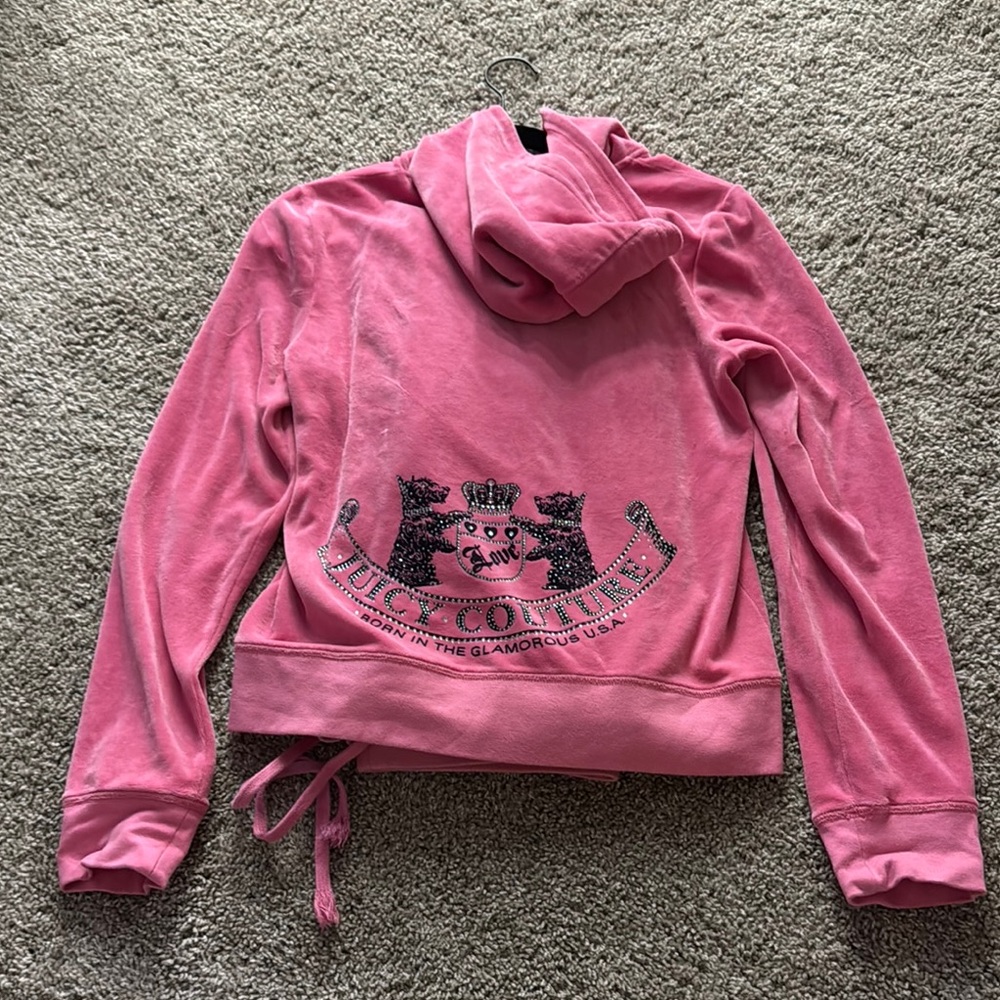 Vintage Juicy Couture Pink Velour XL Set